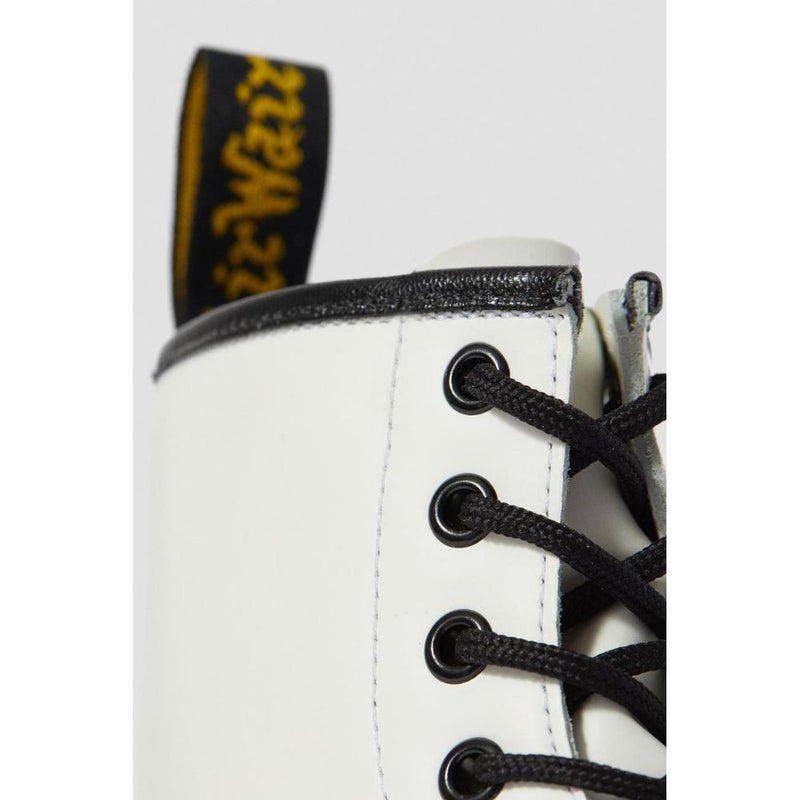 Dr. Martens 1460 Smooth White Leather Boot for Women