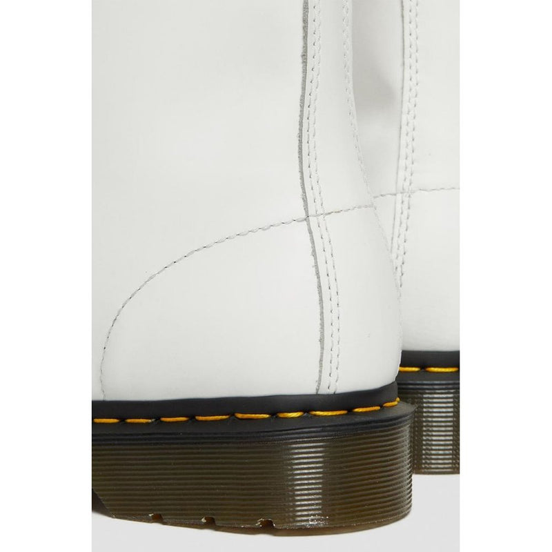 Dr. Martens 1460 Smooth White Leather Boot for Women