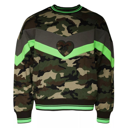 Dolce &amp; Gabbana camouflage sweatshirt in meerdere kleuren