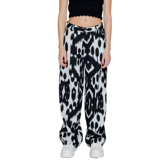 Pantalon en lin noir Street One
