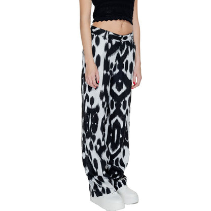 Pantalon en lin noir Street One
