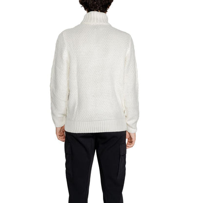 Pull en polyester blanc de Gianni Lupo