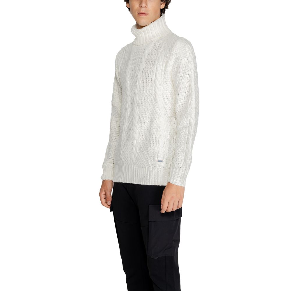 Pull en polyester blanc de Gianni Lupo