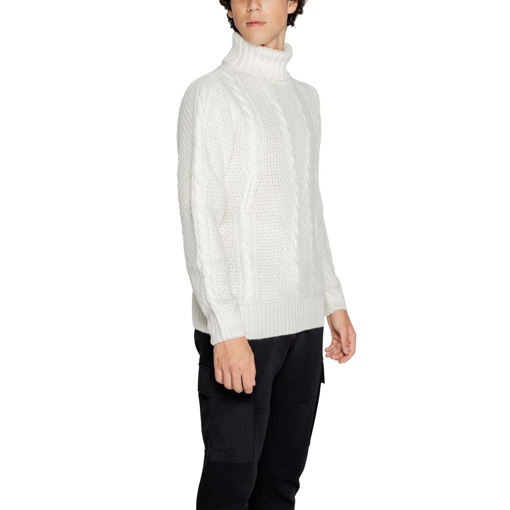 Pull en polyester blanc de Gianni Lupo