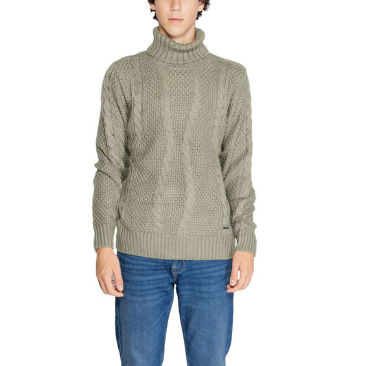Pull en polyester vert de Gianni Lupo