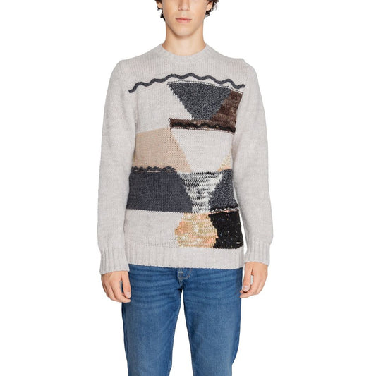 Pull en marabou beige de Gianni Lupo