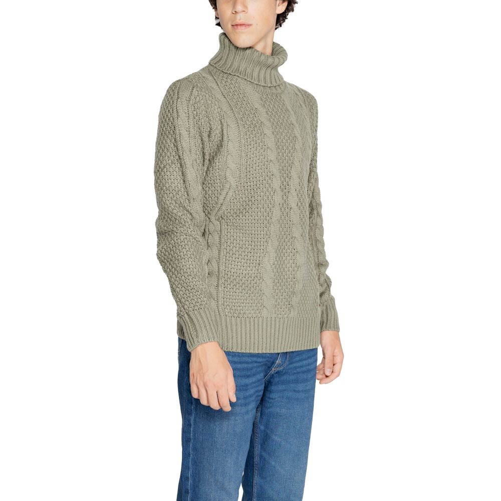 Pull en polyester vert de Gianni Lupo