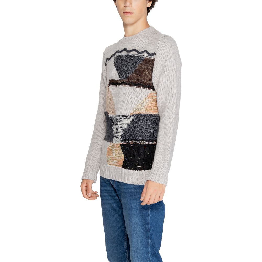 Pull en marabou beige de Gianni Lupo