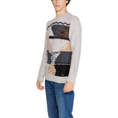 Pull en marabou beige de Gianni Lupo