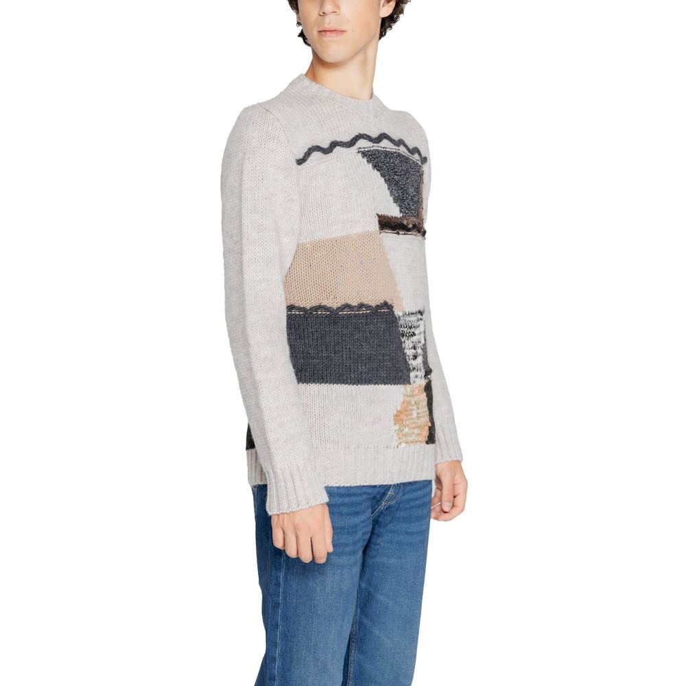 Pull en marabou beige de Gianni Lupo