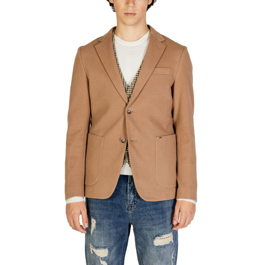 Blazer en coton beige de Gianni Lupo