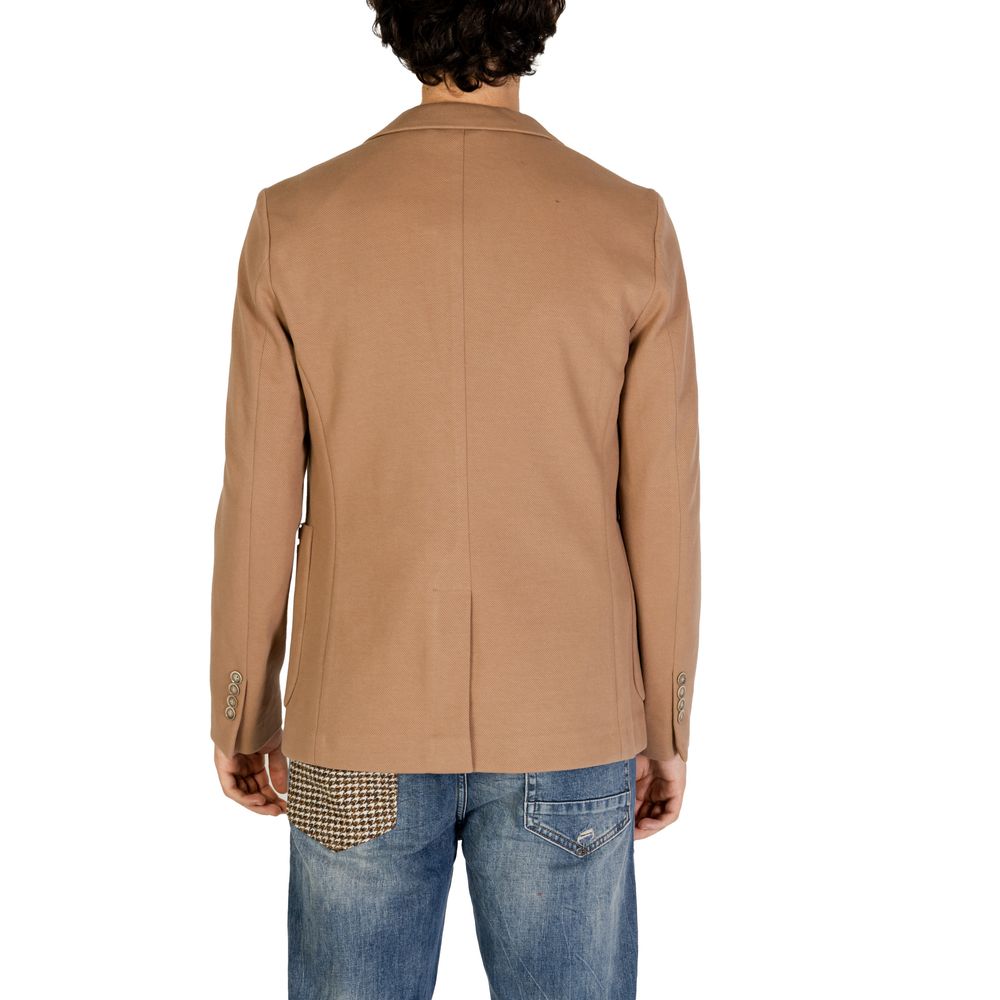 Blazer en coton beige de Gianni Lupo