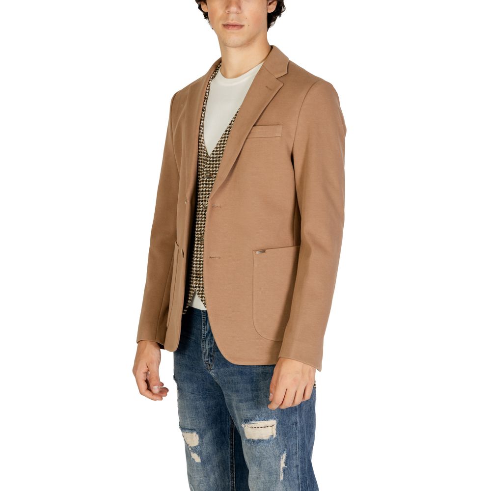 Blazer en coton beige de Gianni Lupo