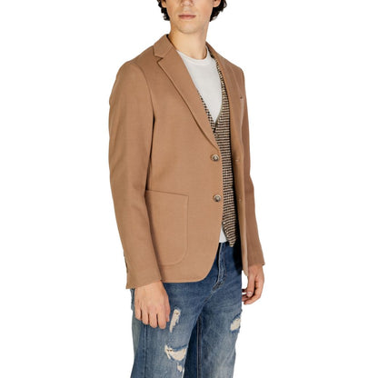 Blazer en coton beige de Gianni Lupo