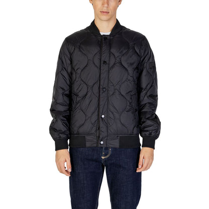 Vestes et manteaux en polyamide noir de Gianni Lupo