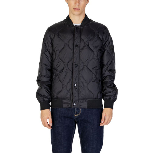 Vestes et manteaux en polyamide noir de Gianni Lupo