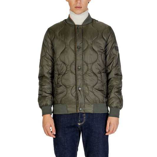 Vestes et manteaux en polyamide vert de Gianni Lupo