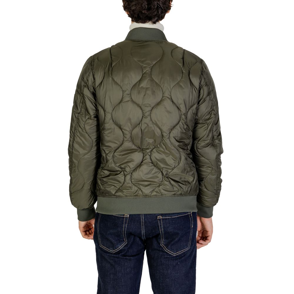 Vestes et manteaux en polyamide vert de Gianni Lupo