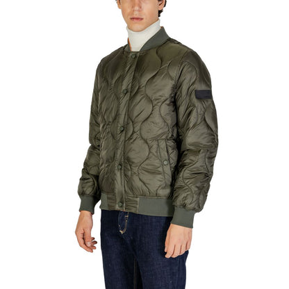 Vestes et manteaux en polyamide vert de Gianni Lupo
