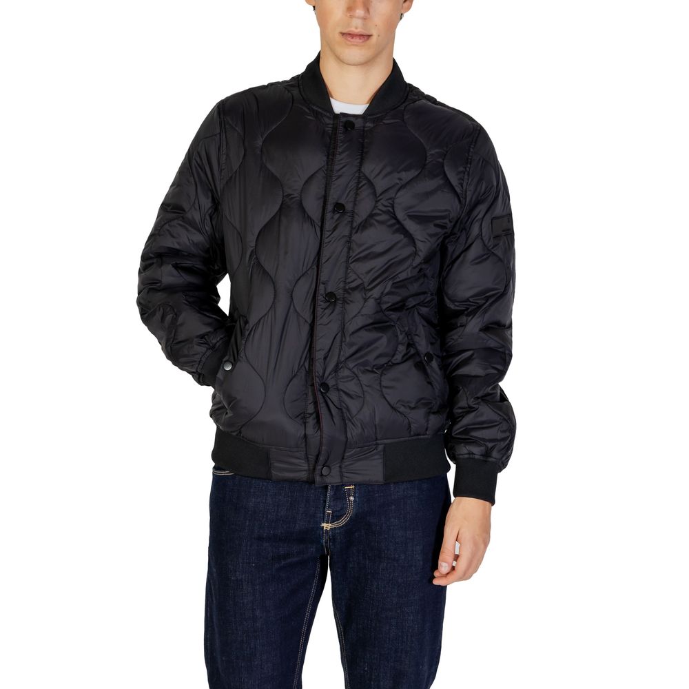 Vestes et manteaux en polyamide noir de Gianni Lupo