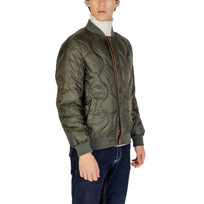 Vestes et manteaux en polyamide vert de Gianni Lupo