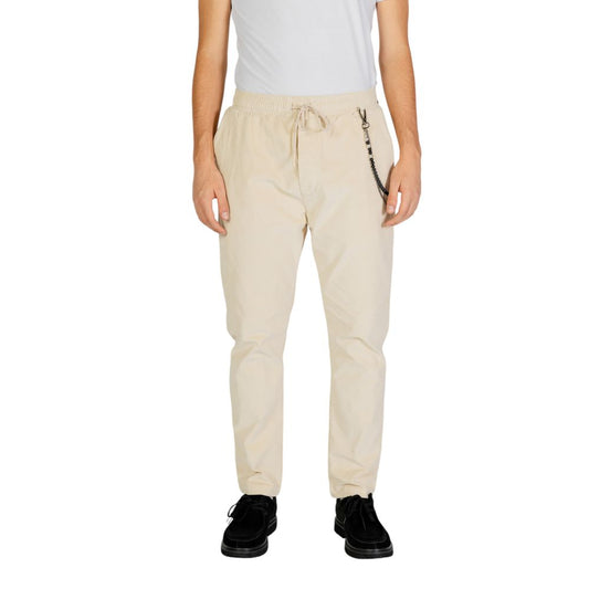 Pantalon en coton crème de Gianni Lupo