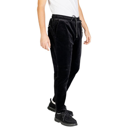 Pantalon en coton noir Gianni Lupo