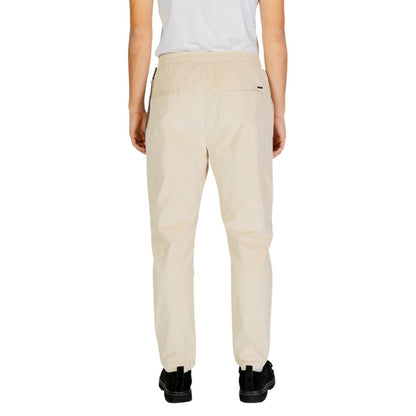 Pantalon en coton crème de Gianni Lupo