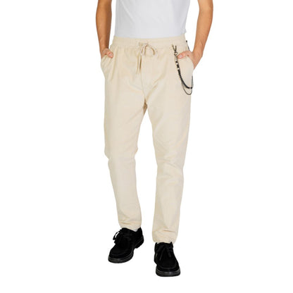 Pantalon en coton crème de Gianni Lupo