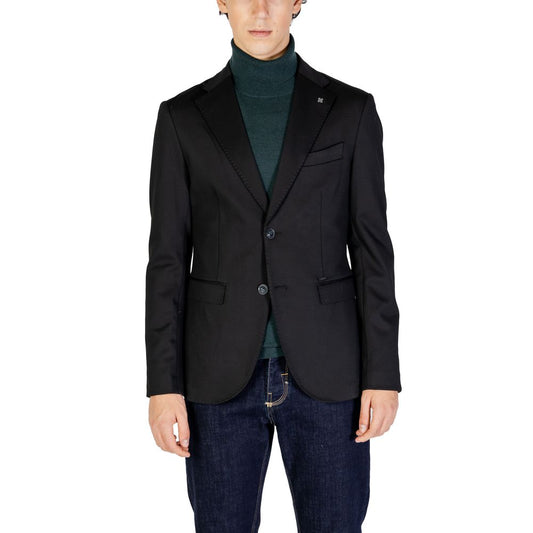Blazer en polyester noir de Gianni Lupo