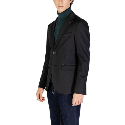 Blazer en polyester noir de Gianni Lupo