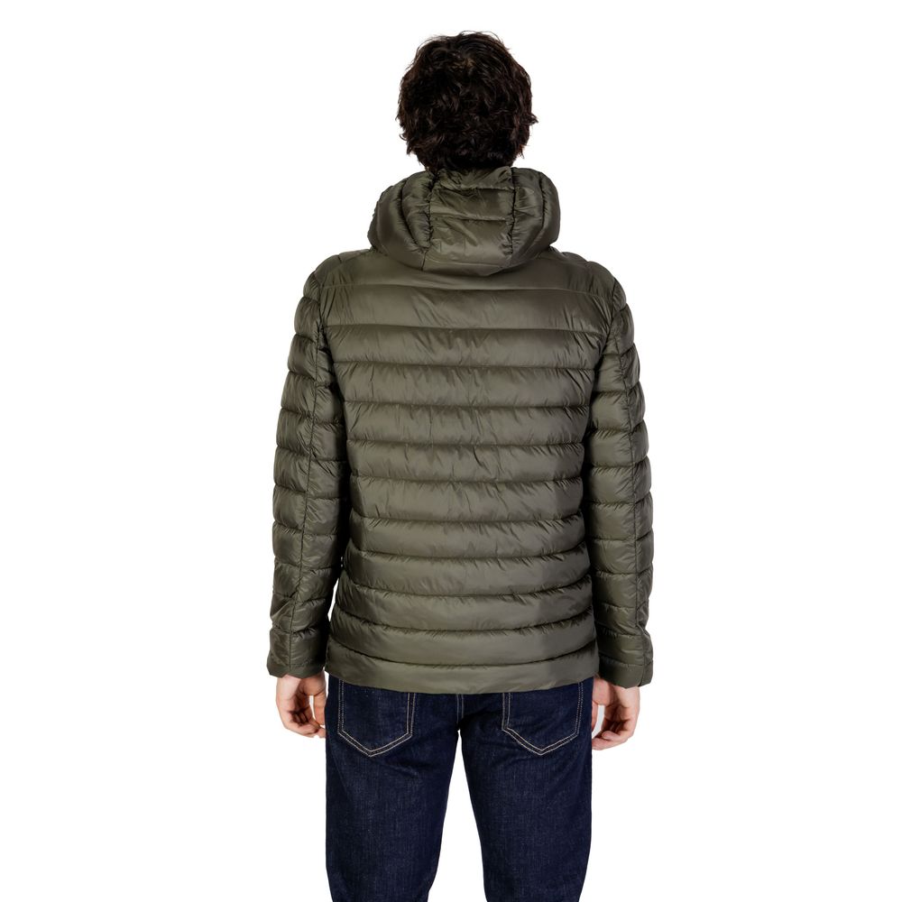 Vestes et manteaux en polyamide vert de Gianni Lupo