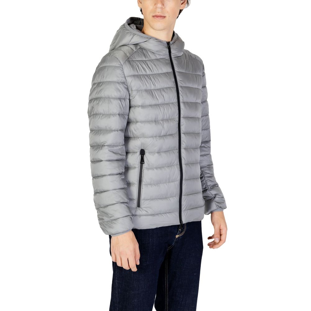 Vestes et manteaux en polyamide gris de Gianni Lupo