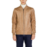 Vestes et manteaux en polyester beige de Gianni Lupo