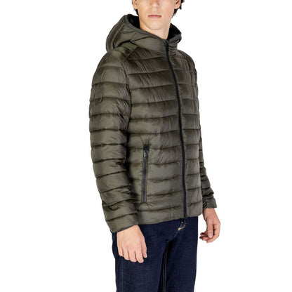 Vestes et manteaux en polyamide vert de Gianni Lupo