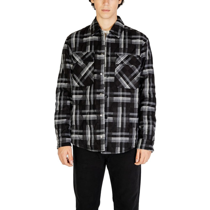 Gianni Lupo zwarte polyester jassen en overjassen