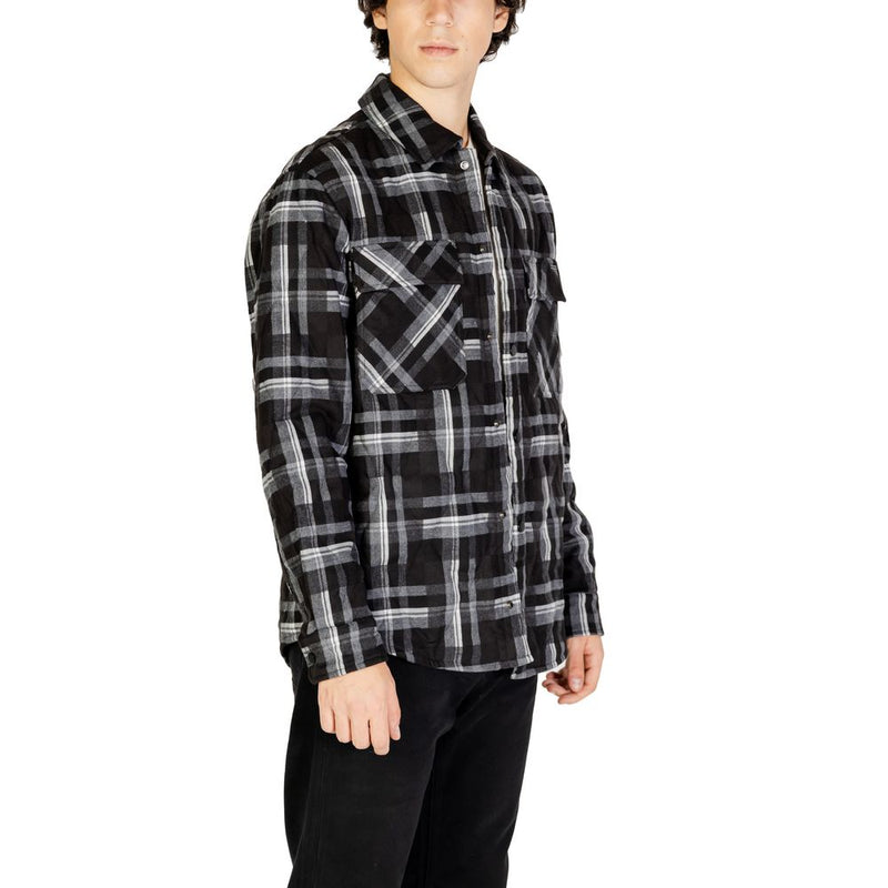 Gianni Lupo zwarte polyester jassen en overjassen