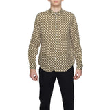 Chemise en lin beige de Gianni Lupo