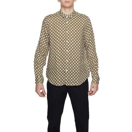 Chemise en lin beige de Gianni Lupo