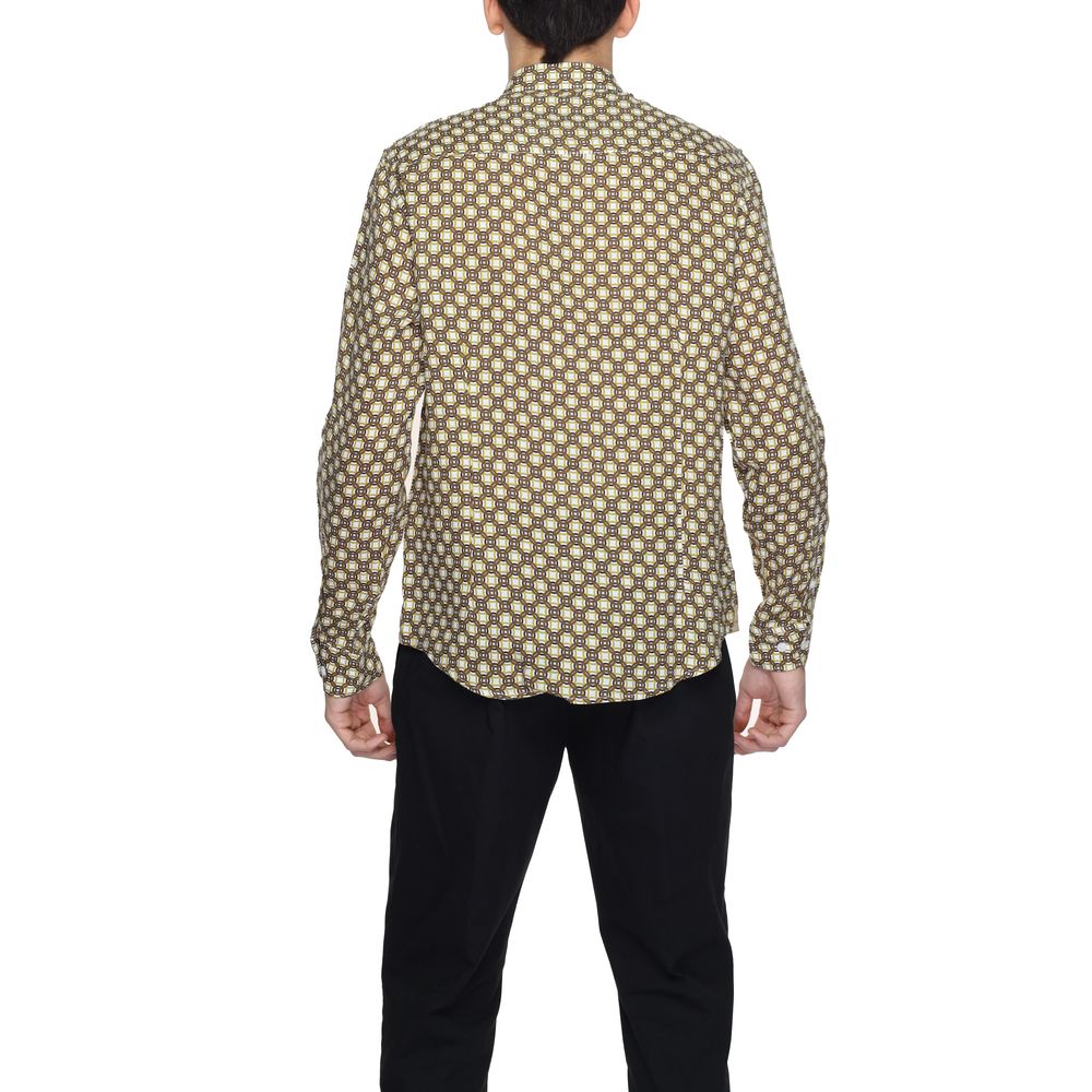 Chemise en lin beige de Gianni Lupo