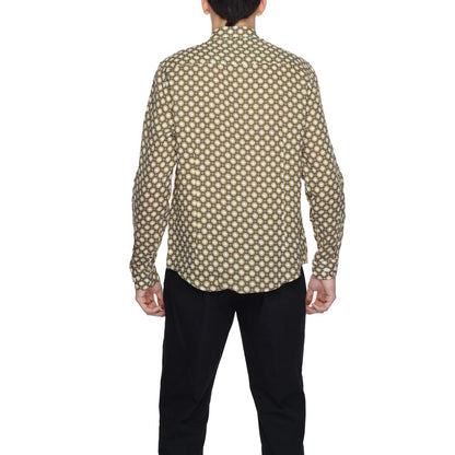 Chemise en lin beige de Gianni Lupo