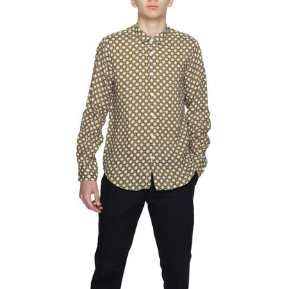 Chemise en lin beige de Gianni Lupo