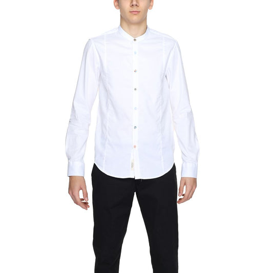 Chemise en coton blanc de Gianni Lupo