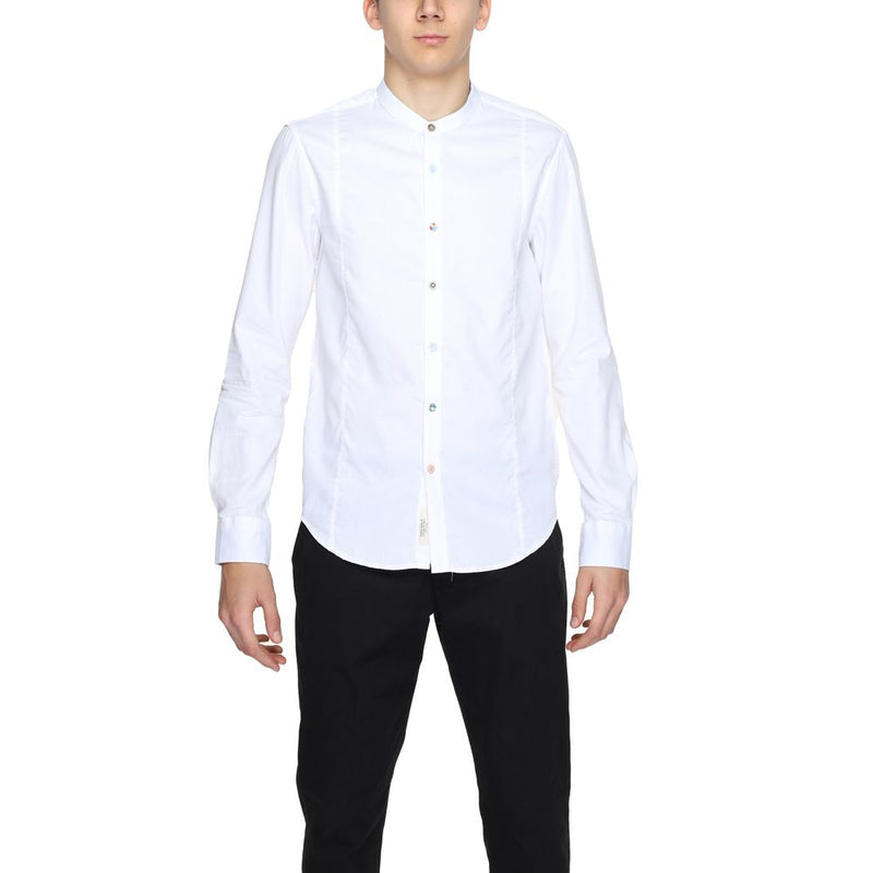 Wit katoenen overhemd van Gianni Lupo