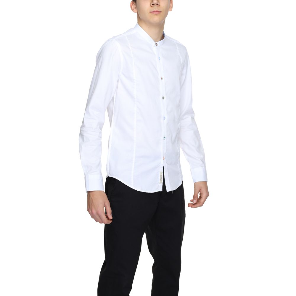 Chemise en coton blanc de Gianni Lupo