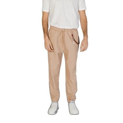 Pantalon en polyester beige de Gianni Lupo