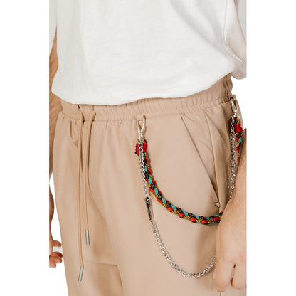 Pantalon en polyester beige de Gianni Lupo