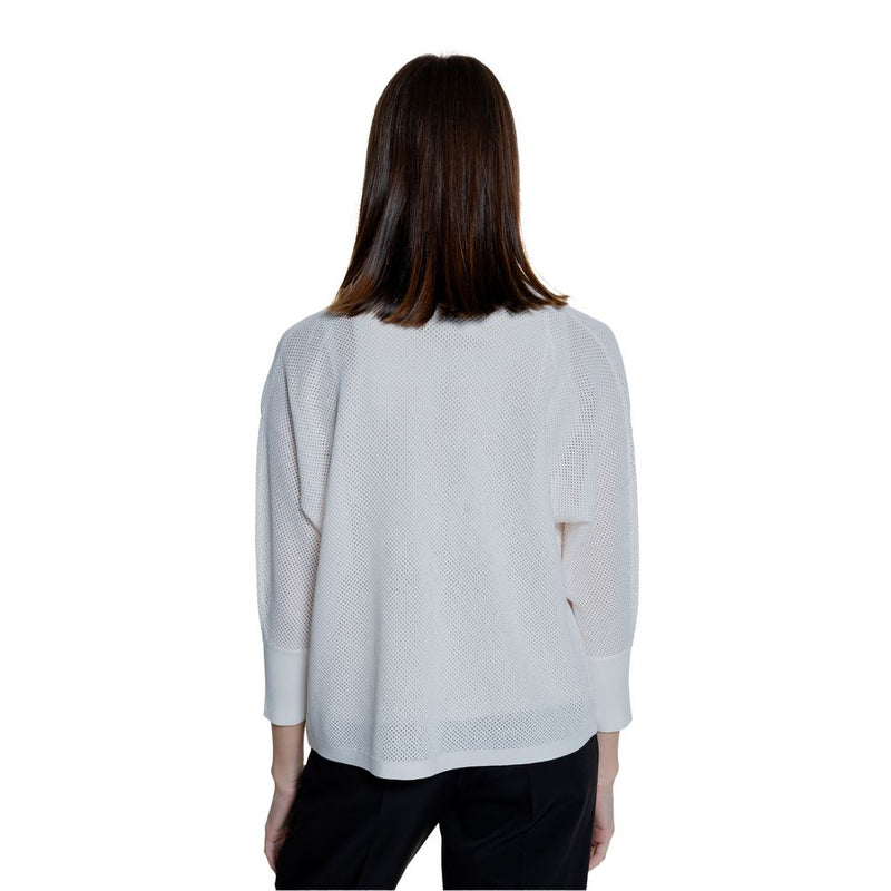 Cardigan Femme Street One 253778 en Viscose Blanche - Tricot Élégant