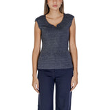 Street One Blue Viscose Tank Top - Élégance et Confort