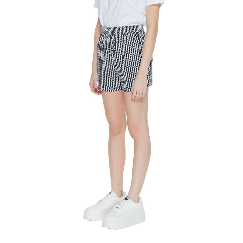 Only Onlnova Life Vis Aop 15222183 - Short Viscose Noir